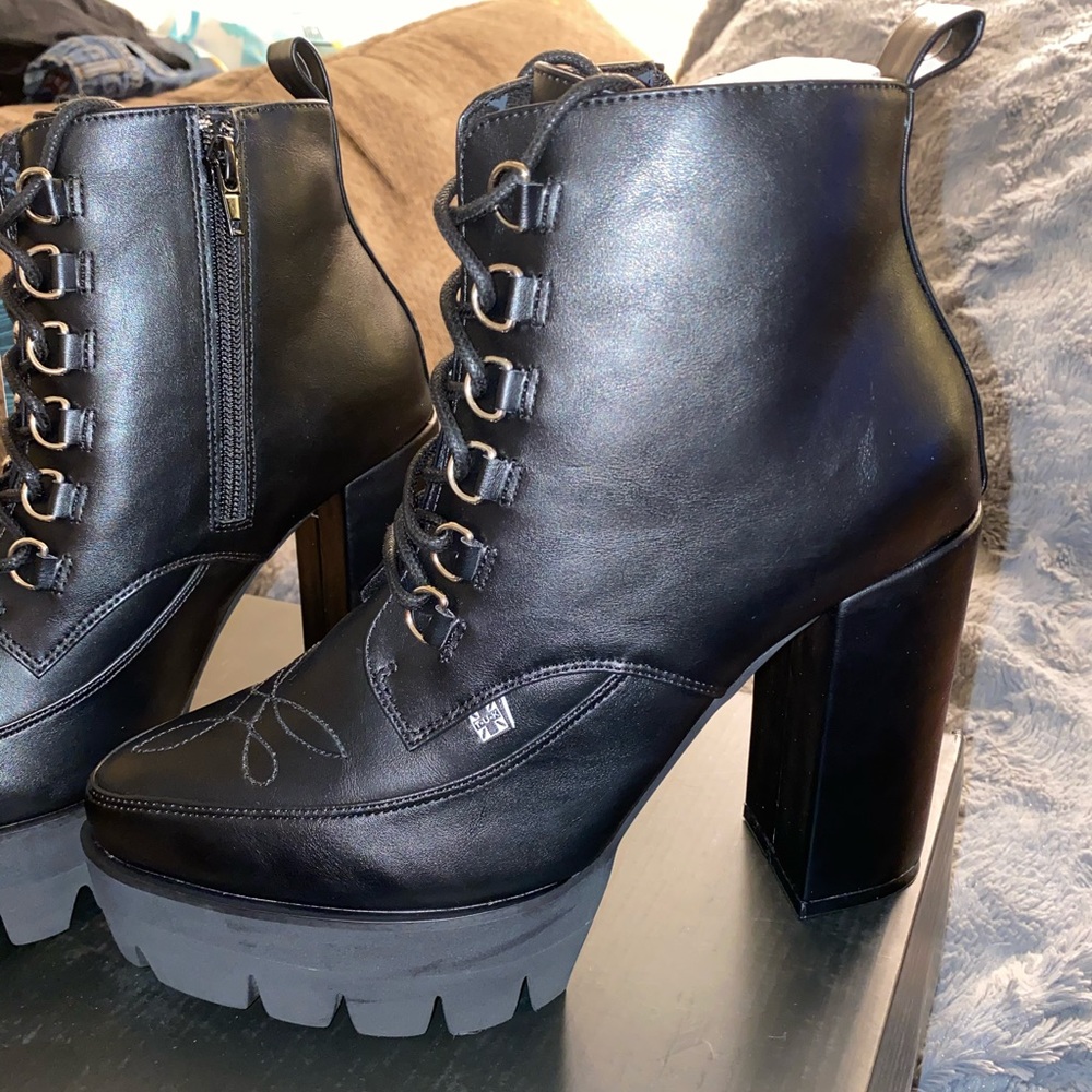 TUK Point Bootie Platform Heel
